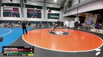 132 lbs 5th Place Match - Aiden Peterson, Gracie Barra Westchase Wrestling Club vs Caden Simonetti, Rise Wrestling