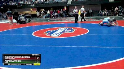 6A-150 lbs Semifinal - Aidan Karpinski, Pope vs Christopher Henderson, North Forsyth