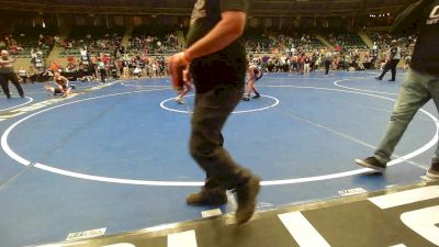 100 lbs Rr Rnd 3 - Brentley Lee, Henryetta Knights Wrestling Club vs Elaney Ryan, Grove Takedown Club
