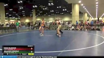152 lbs Round 5 (10 Team) - Braeden Heinold, Illinois Top Dawgs vs Noah Bledsoe, Minot Magicians