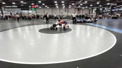 182 lbs Consi Of 8 #1 - Carter Harms, MO vs William Schindele, CA