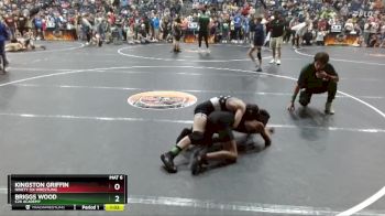 90 lbs Quarterfinal - Kingston Griffin, Ninety Six Wrestling vs Briggs Wood, C2X Academy