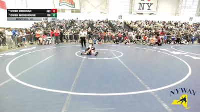 50 lbs Cons. Round 4 - Owen Morehouse, Firehouse Brawlers Wrestling vs Owen Brennan, Akron Wrestling Club