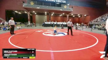 4A-132 lbs 1st Place Match - Keegan Rager, Sheridan vs Broc Fletcher, Rock Springs
