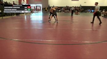 133 lbs Quarters & 1st Wb (16 Team) - Alexander Osborne, Lassen College vs Erickson Edpao, Santa Rosa Junior College