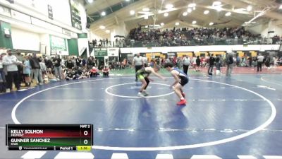 110 lbs Quarterfinal - Gunner Sanchez, Star vs Kelly Solmon, Fremont