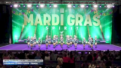 LACF - Peach [2026 L3 Youth - Flex - Medium Day 1] 2026 Mardi Gras Grand Nationals