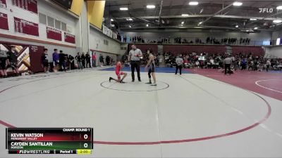 113 lbs Champ. Round 1 - Cayden Santillan, Horizon vs Kevin Watson, Monument Valley