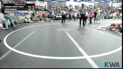 105 lbs Rr Rnd 3 - Avriella Pretty Bear, Harrah Little League Wrestling vs Hope Widman, Husky WC