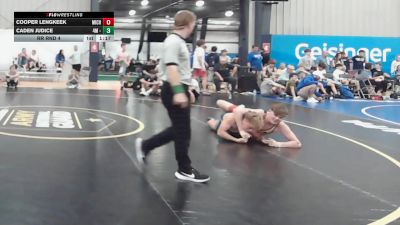 155 lbs Rr Rnd 4 - Cooper Lengkeek, Michigan Premier Red - BHS vs Caden Judice, 4M - BHS