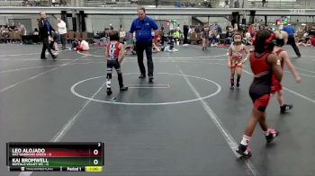 44 lbs Finals (2 Team) - Kai Bromwell, Buffalo Valley WC vs Leo Alojado, Mat Warriors Green