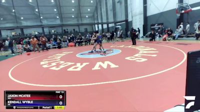 126 lbs Cons. Round 4 - Jaxon McAtee, WA vs Kendall Wyble, AK