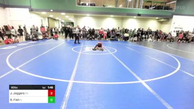 60 lbs Round Of 16 - Jett Jaggers, OH vs Reece Fish, FL