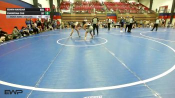 120 lbs 3rd Place - Edwin Navejar, Mcalester HS vs Christian Cue, Sapulpa