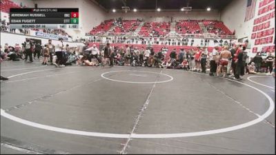 132 lbs Round Of 16 - Jeremiah Russell, Bartlesville Wrestling Club vs Edan Fugett, Standfast
