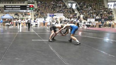 5A 157 lbs Quarterfinal - Aaron Hollinger, Beauregard HS vs Parker Harrison, Elberta HS