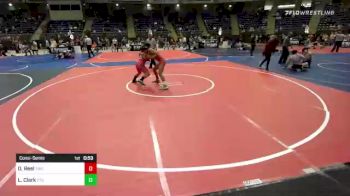 156 lbs Consolation - Dylan Reel, Twc vs Logan Clark, 2tg