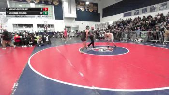 138 lbs Semifinal - Vinnie Gutierrez, Fountain Valley vs Lincoln Chung, Poly/Long Beach