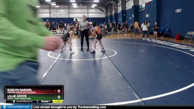 95 lbs Round 1 - Kaelyn Nargiel, Sublime Wrestling Academy vs Lillie Grove, Small Town Wrestling