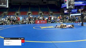 138 lbs Cons 16 #1 - Robby Vaughn, Washington vs Joseph Foxen, New York