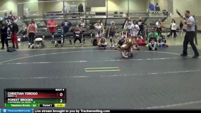 65 lbs Round 3 (6 Team) - Forest Brooks, Contenders WA Green vs Christian Ydrogo, NBWC