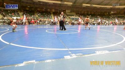 120 lbs Consi Of 16 #2 - Kiah Locust, Cowboy Wrestling Club vs Oliver Rea, Immortal Athletics WC