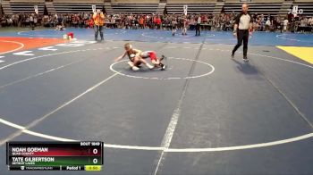 85 lbs Cons. Semi - Tate Gilbertson, Detroit Lakes vs Noah Goeman, Quad County