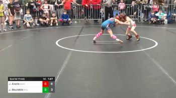 57 lbs Quarterfinal - Jack Anello, Bergen Area Dragons ES vs Jaclyn Bouzakis, Buxton Elite ES