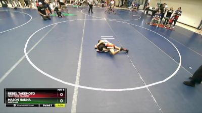 66-73 lbs Round 2 - Rebel Takemoto, Team Pride Academy vs Mason Hanna, Westlake