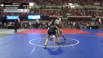 145 lbs Champ. Round 1 - Lukas Ivey-Ferry, Stillwater Gladiators vs Bridger Bangerter, Snake River Youth Wrestling Cl