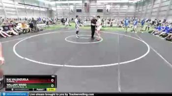 182 lbs Placement Matches (8 Team) - Kai Valenzuela, Alabama vs William Ward, North Dakota Blue
