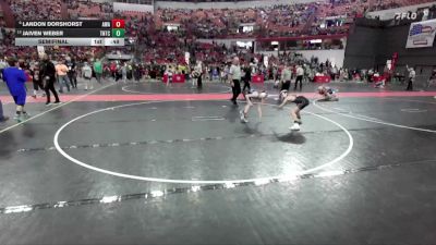 85 lbs Semifinal - Landon Dorshorst, Askren Wrestling Academy vs Jaiven Weber, Team Nazar Training Center