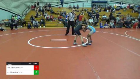 70 lbs Final - Briella Guntrum, Oak Glen vs Jaxon Stevens, Seneca Valley