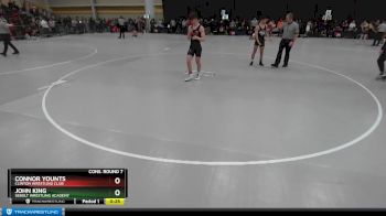 132 lbs Cons. Round 7 - John King, Sebolt Wrestling Academy vs Connor Younts, Clinton Wrestling Club