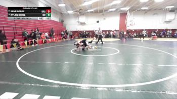 115 lbs Cons. Round 4 - Rene Lopez, Upper Lake vs Rylan Shell, San Ramon Valley