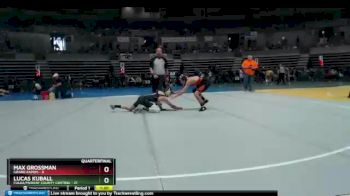 125 lbs Quarterfinals (8 Team) - Lucas Kuball, Fulda/Murray County Central vs Max Grossman, Grand Rapids