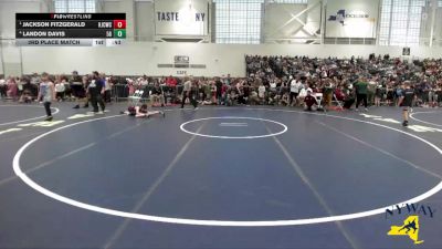 78 lbs 3rd Place Match - Landon Davis, 518 Grapplers vs Jackson Fitzgerald, Hilton Jr Cadets Wrestling Club