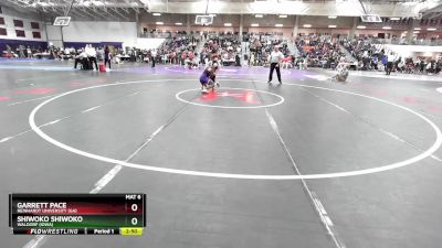 141 lbs Champ. Round 1 - Garrett Pace, Reinhardt University (GA) vs Shiwoko Shiwoko, Waldorf (Iowa)