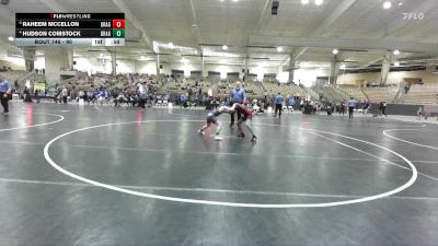 90 lbs Cons. Semi - Hudson Comstock, TN Wrestling Academy vs Raheem Mccellon, Aloca Tornadoes