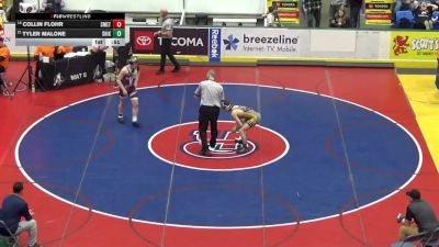 147 lbs Consi Of 16 #2 - Collin Flohr, Smethport vs Tyler Malone, Shikellamy