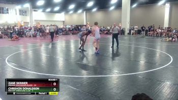 144 lbs Round 1 (10 Team) - Zane Skinner, Indiana Smackdown Black vs Chrishon Donaldson, Bad Bay Wrestling Club