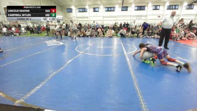 84 lbs Consi Of 4 - Lincoln Keaton, Patriots Wrestling Club-EL vs Campbell Myles, Arsenal WV-EL