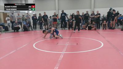 63 lbs Cons. Semis - Elan Winski, Scots Wrestling Club vs Elijah Flores, Jflo Trained