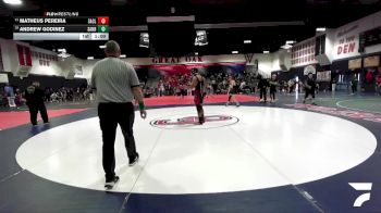 150 lbs Cons. Round 1 - Andrew Godinez, San Bernardino vs Matheus Pereira, San Clemente