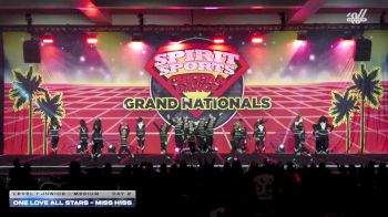 One Love All Stars - Miss H1SS [2026 L1 Junior - Medium Day 2] 2026 Spirit Sports Grand Nationals
