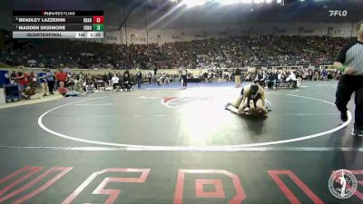 B6A-132 lbs Quarterfinal - Madden Skidmore, Edmond North vs Bradley Lazzerini, Broken Arrow