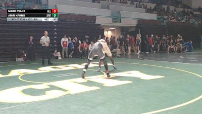 157 lbs Consolation - Mark Evans, Hillcrest vs Amir Harris, Spartanburg