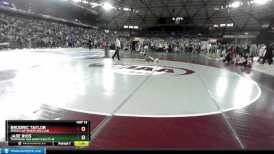 74 lbs Champ. Round 1 - Jase Rios, Toppenish USA Wrestling Club vs Brodric Taylor, Steelclaw Wrestling Club