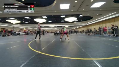 120 lbs Consi Of 16 #1 - Mickey Holland, Threshold WC vs Hawk Alvarez, Titan Mercury WC