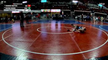 94 lbs Cons. Round 4 - Roper Henke, Butte Wrestling Club vs Chance Mattox, Scrap Yard Garage